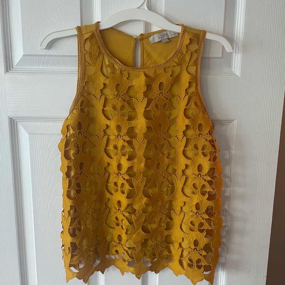 LOFT Lace Tank Top
